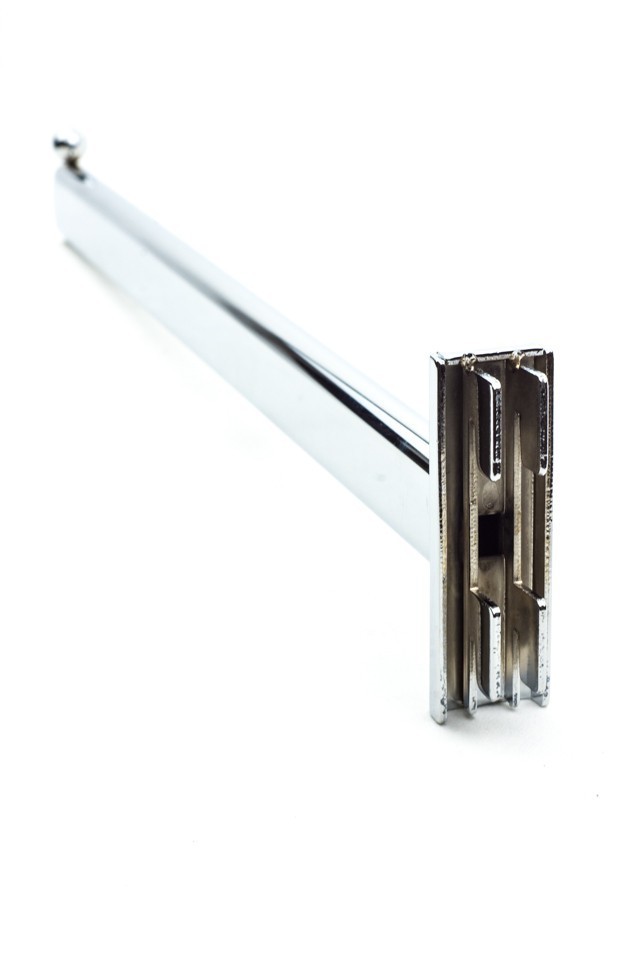 Appendiabiti dritto per sistema di chiusura a zip 1 pallina 40 cm