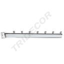 Perchero Para Barra Rectangular 7 Bolas 35 Cm