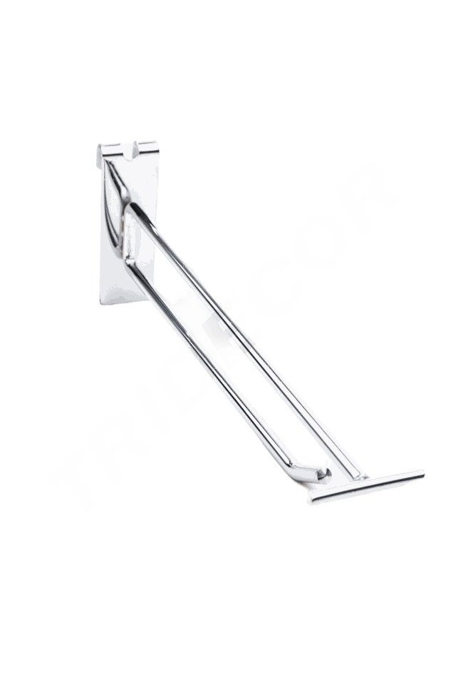 Hook with Price Holder for Bars/Meshes 25 cm