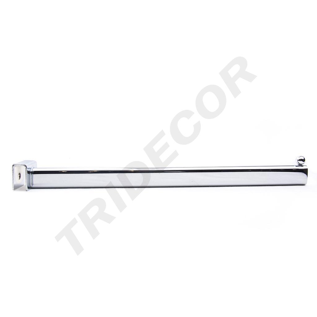 Chrome hanger with a ball for the 40cm rectangular tube