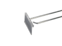 双线电镀带价格牌网钩 Gancho Dobler Cromado Con Porta Precio para Malla 6mm 35cm 100/caja