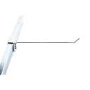 电镀卡扁管钩Cromado Gancho para El Tubo Rectángulo20cm 6mm 200/caja