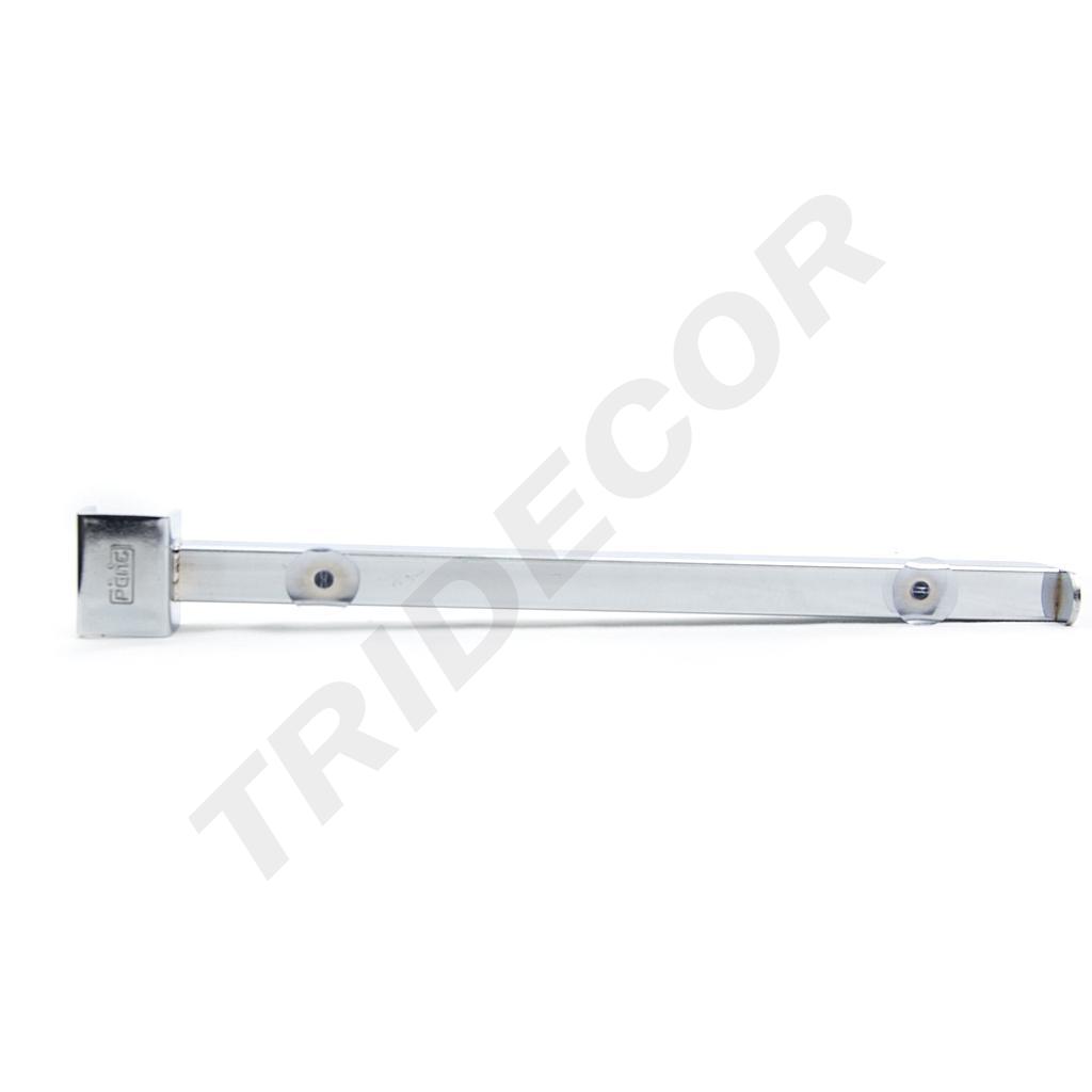 Glasstütze/Regal für Rechteckrohr 30cm