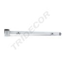 Suporte/Prateleira de vidro para tubo retangular 30cm