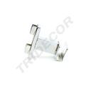 Support de tube rectangulaire pour système de fermeture éclair de 5cm