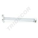 电镀双鱼尾扁管托 30cm Soporte de Tubo Rectangular para Sistema de Cremallera 