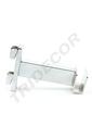 Soporte Tubular Rectangular Para Sistema De Cremallera 10 Cm