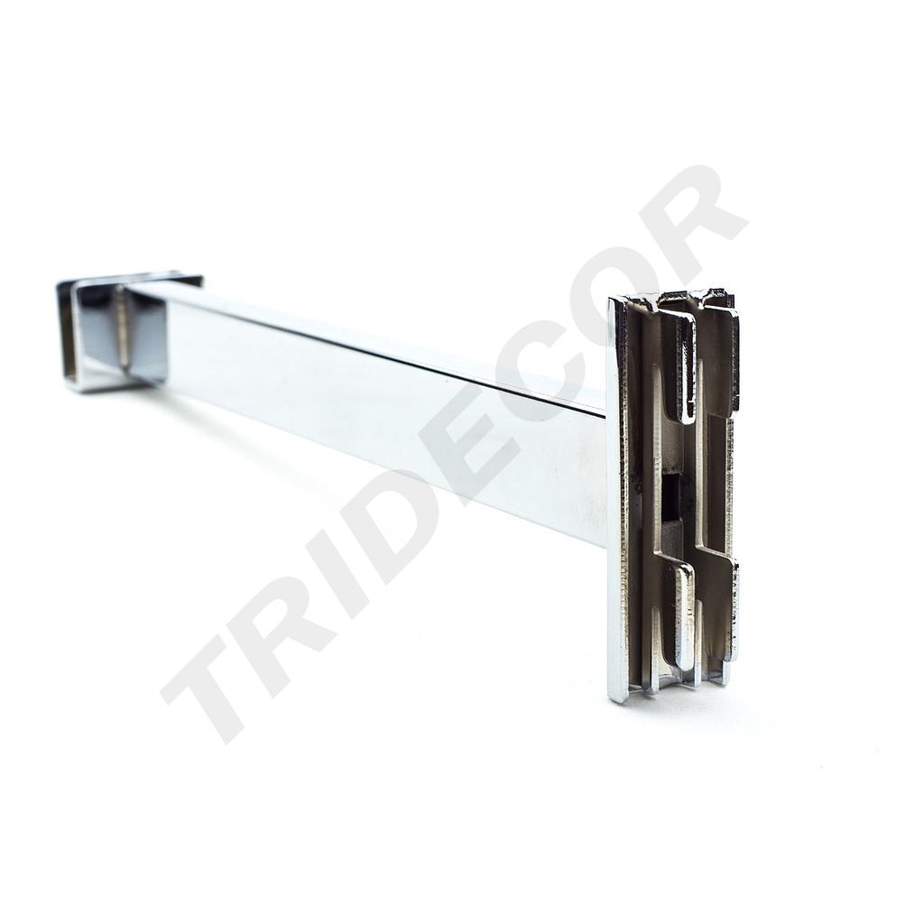 Suport tubular rectangular pentru sistemul cu fermoar 25cm
