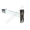 Suport tubular rectangular pentru sistemul cu fermoar 25cm