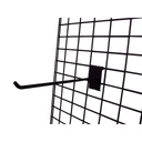 Black Metal Mesh Double Margin 60X120cm