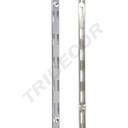 Sistema di chiusura a zip cromato a doppia scanalatura 240cm