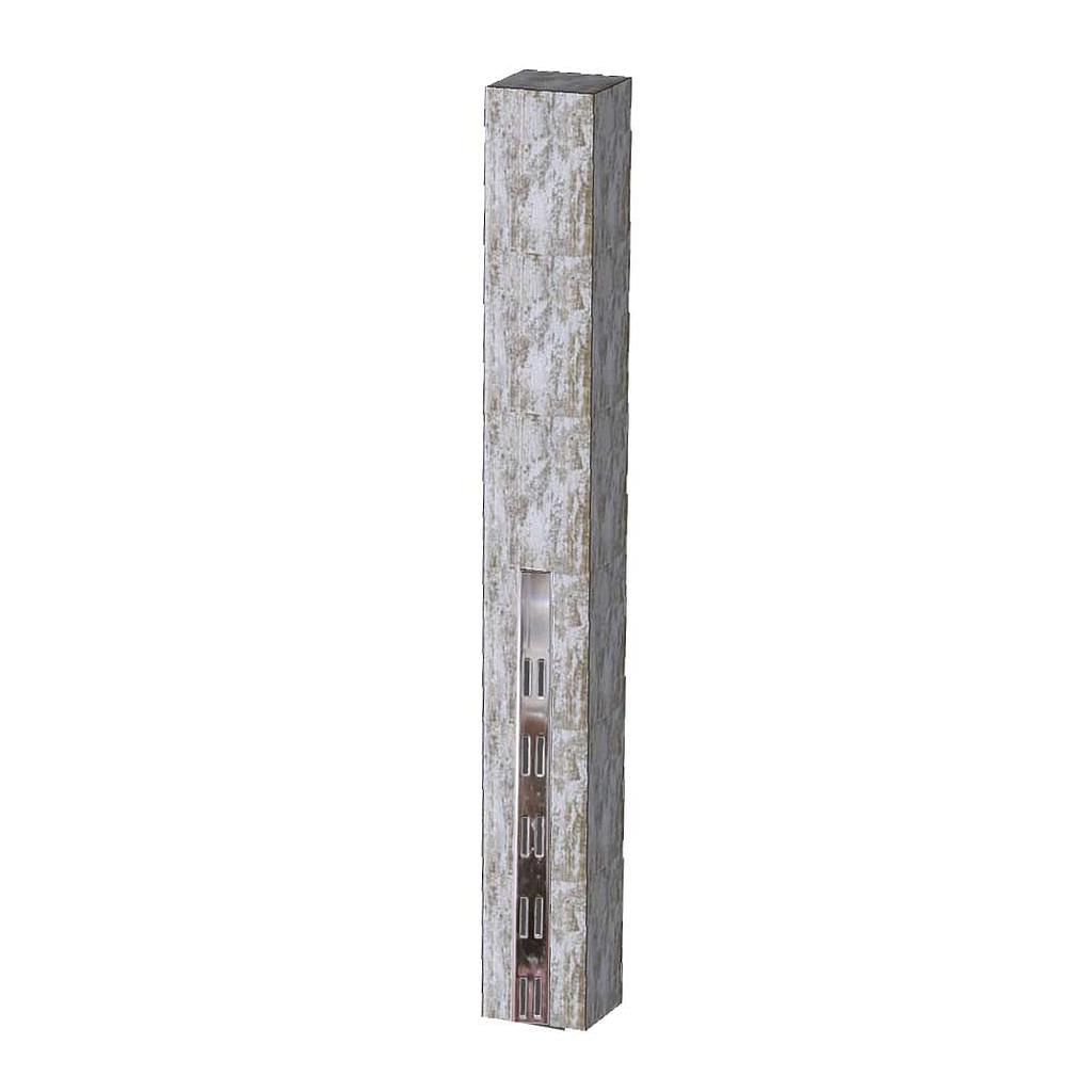 Harry color wooden column with 3m zipper system