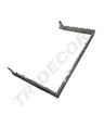 Chrom-Reißverschlussleiste 60X30cm