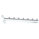 Inclined hanger with 7 balls for zipper system 30 cm