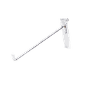 Gancho final L para grelhas/malhas 30 cm 8 mm