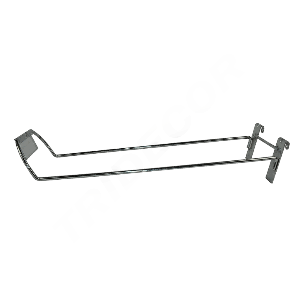 电镀带价格牌球架网钩 Soporte para pelota con porta precio para malla, 35 cm