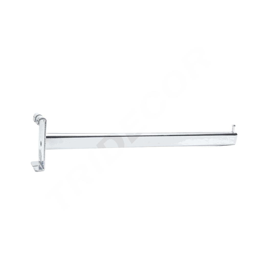 Cintre en chrome avec 1 clou pour grille/plat 40 cm