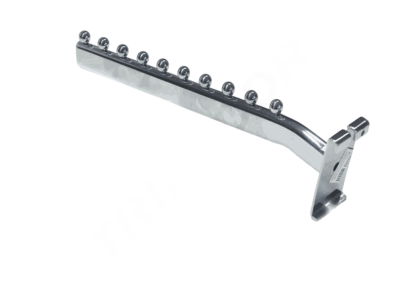 Inclined Hanger for Mesh/Grid, 10 balls, 40 cm