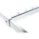 Perchero Inclinado Con 8 Clavos Para Barra 35 Cm