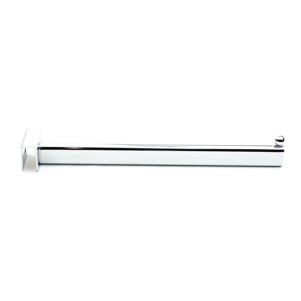 Chrome hanger with a ball for the 30cm rectangular tube