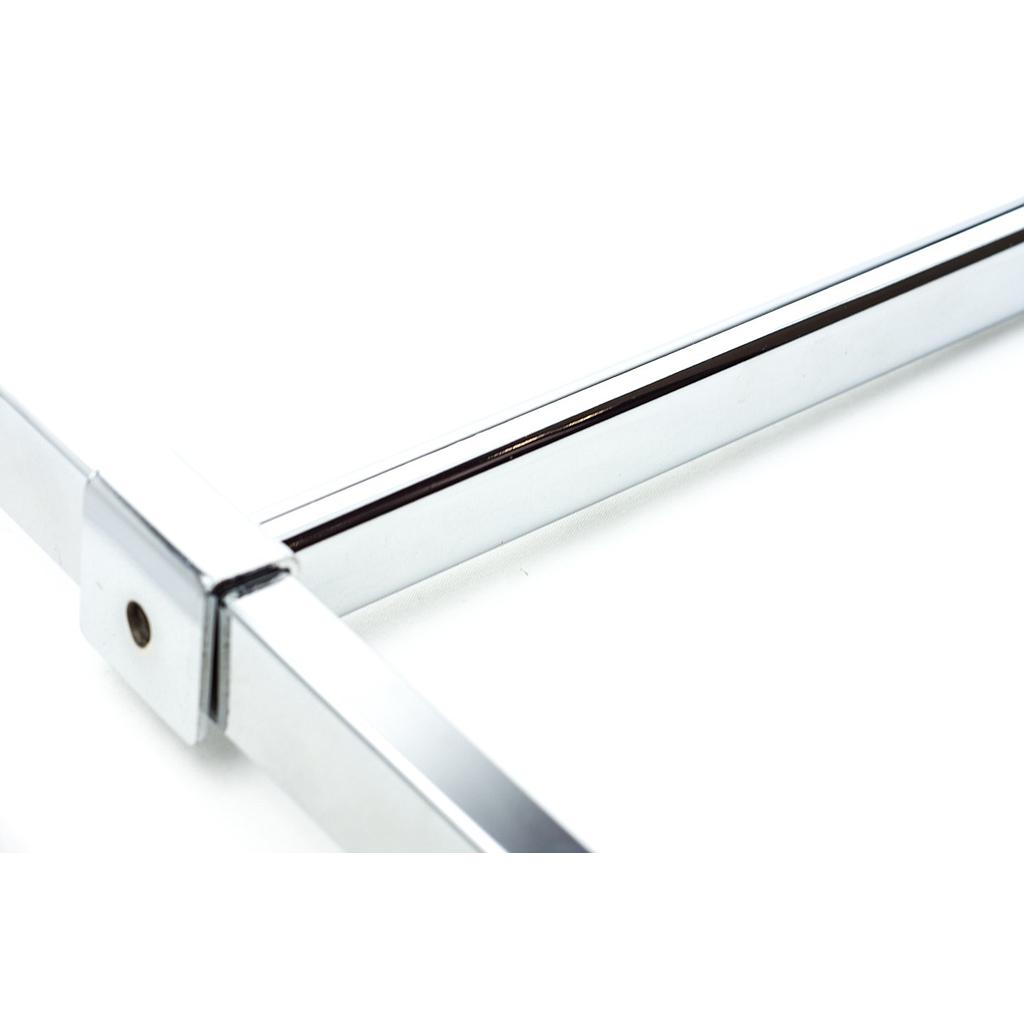 Chrome hanger with a ball for the 35cm rectangular tube