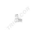 L Shape Metal Union for 2 Square Tubes