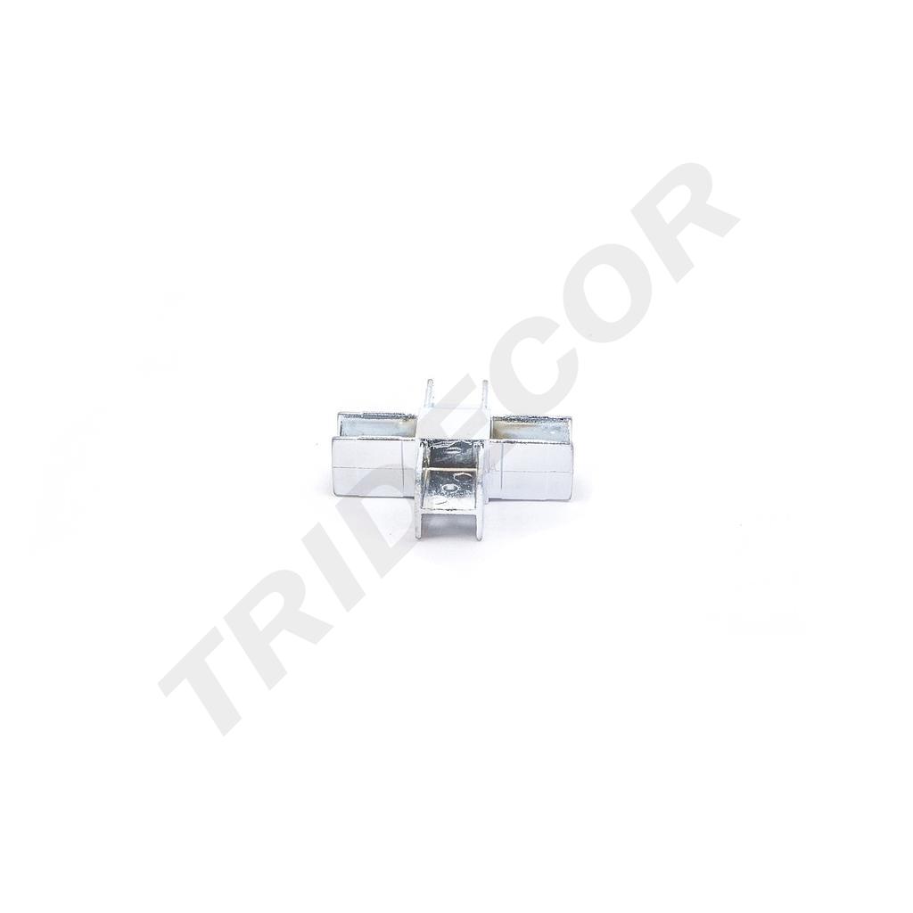 Metallverbindung für 4 Quadratrohre Forma+