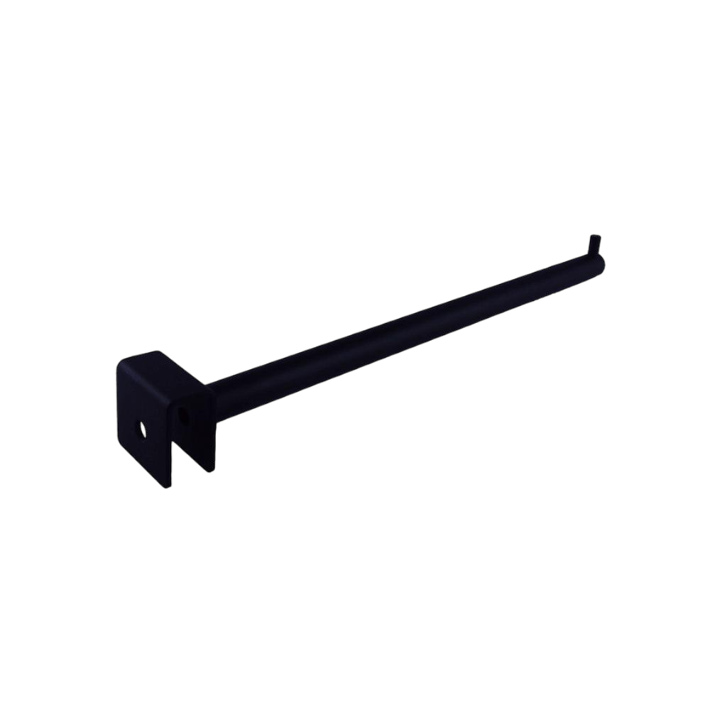 Hanger for Rectangular Bar 30 cm Black 1 Nail