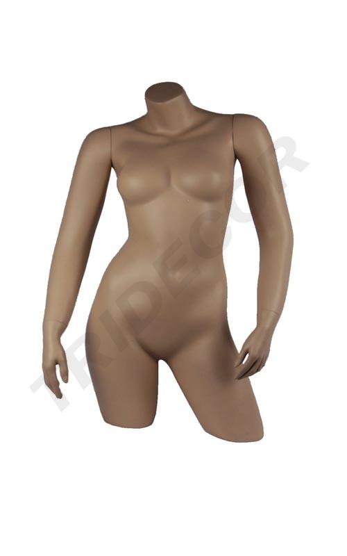 Busto de uma mulher em carne com braços