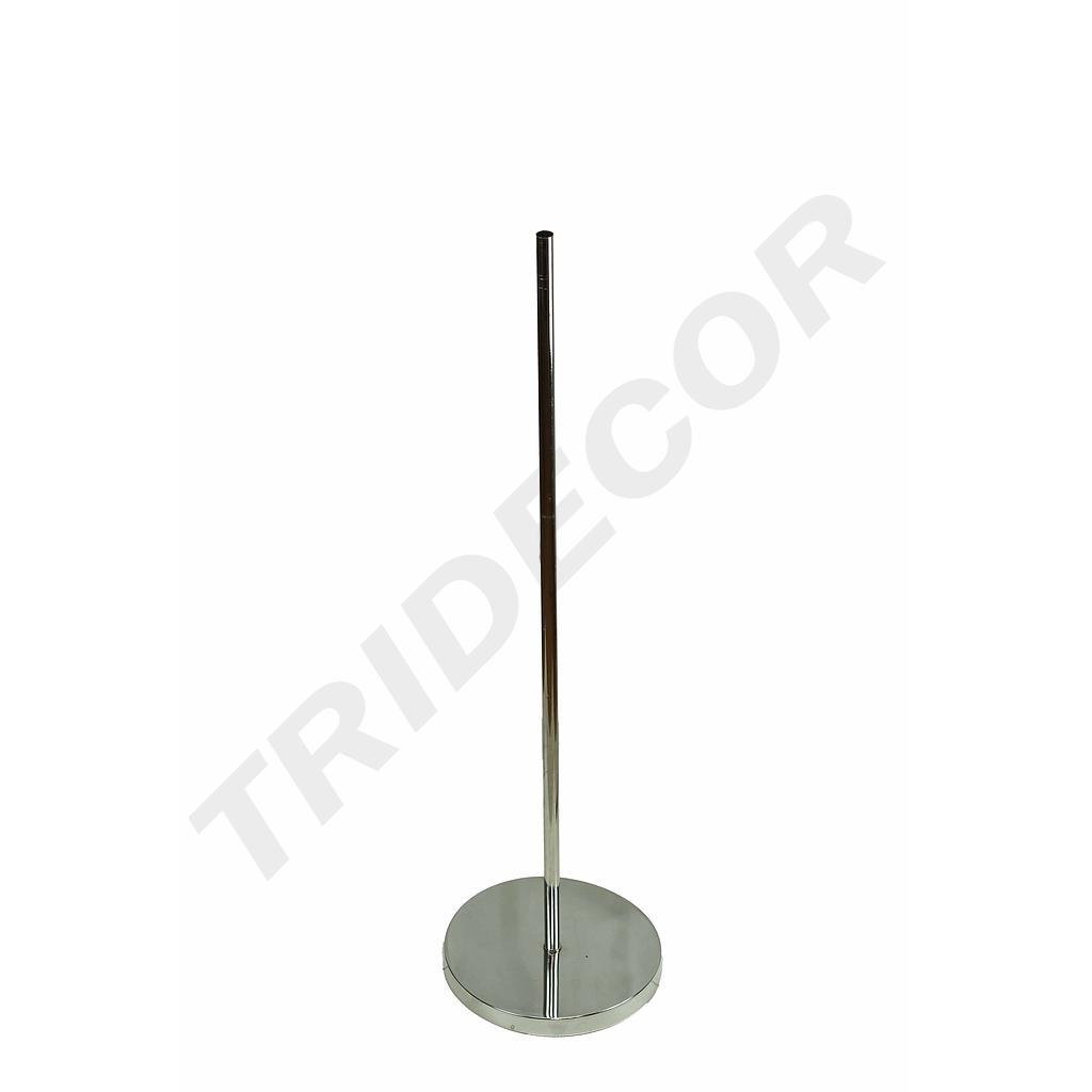 Base métallique pour bustes de tubes de 25 mm