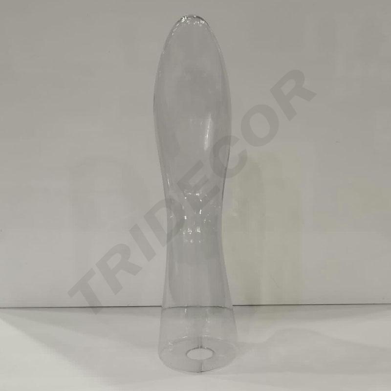 Picior unisex din plastic transparent pentru șosete scurte