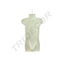 Busto di Bambino in Plastica Bianca