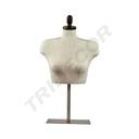 Half body bust of a woman with adjustable base