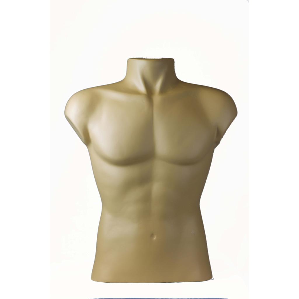 Busto masculino cor de carne