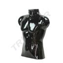 Black lacquered male bust