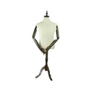 Busto De Hombre Con Brazos Articulados De Tela Y Bs De Madera