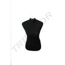 Buste de femme, tissu noir