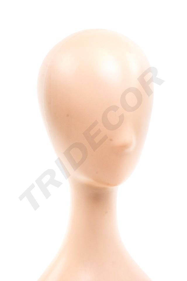Cabeça de plástico cor de carne