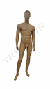 Mannequin homme avec cheveux sculptés couleur chair