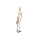 Flesh-Colored Fiberglass Female Mannequin Posture Display