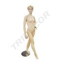 Flesh Color Female Mannequin with Sculpted Hair