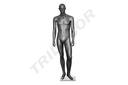 Glänzender schwarzer männlicher Mannequin