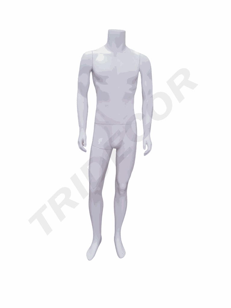 Maniquí Masculino Blanco Sin Cabeza