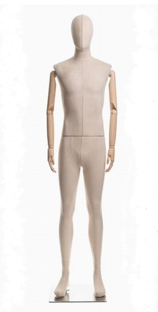 Maniquí En Tela Beige Claro