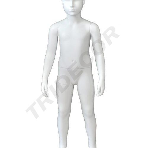 Mannequin enfant blanc mat 5-6 ans