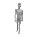 Mannequin enfant avec visage en blanc mat 6-8 ans en fibre de verre