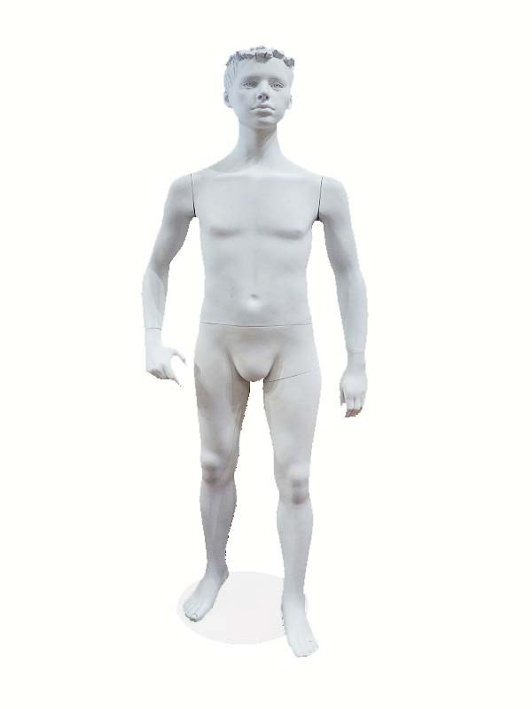 Child Mannequin with Matte White Face