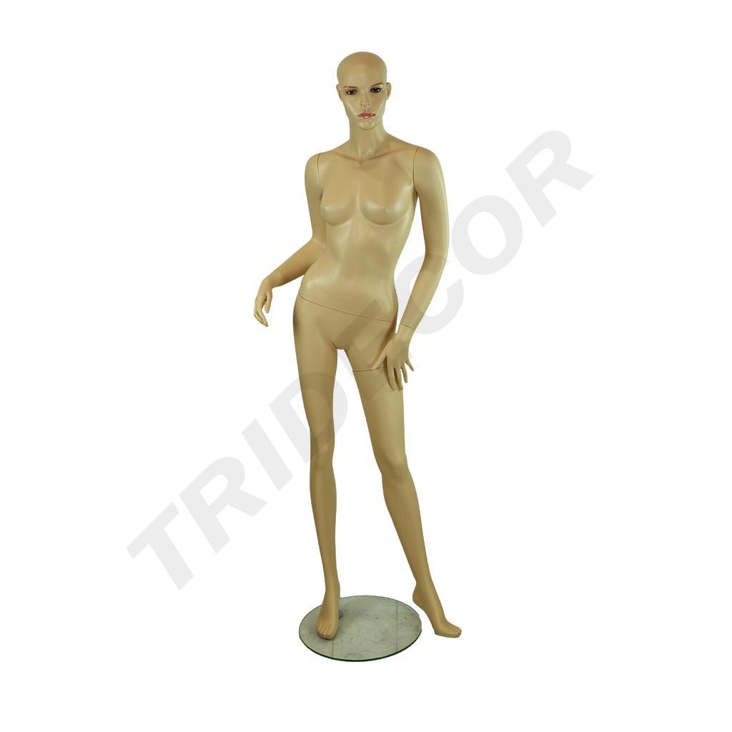 Maniquí De Mujer Realista Sin Pelo, Brazo Flexionado