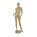 Flesh-Colored Fiberglass Female Mannequin Posture