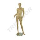 Hautfarbene Fiberglas Damenmannequin Pose